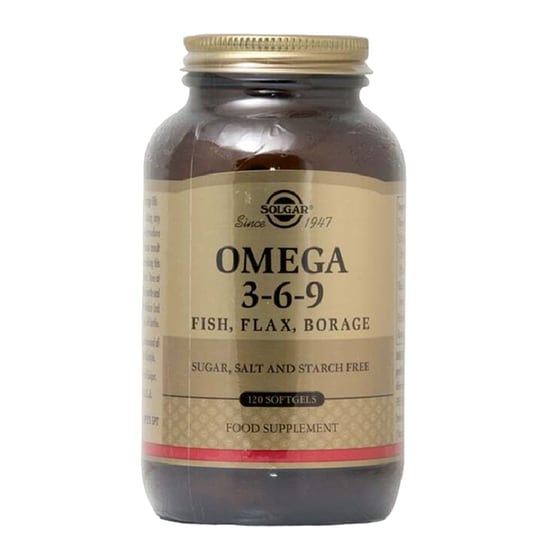 Λιπαρά Οξέα Solgar Omega 3-6-9 - 120 κάψουλες image 0