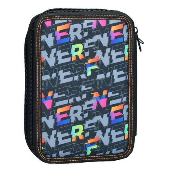 Κασετίνα Παραλληλόγραμμη Gim Nerf Pattern Διπλή image 1