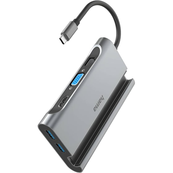 Docking Station Hama Connect2Mobile 200102 7-Port USB 3.2 συμβατό με USB-C image 2