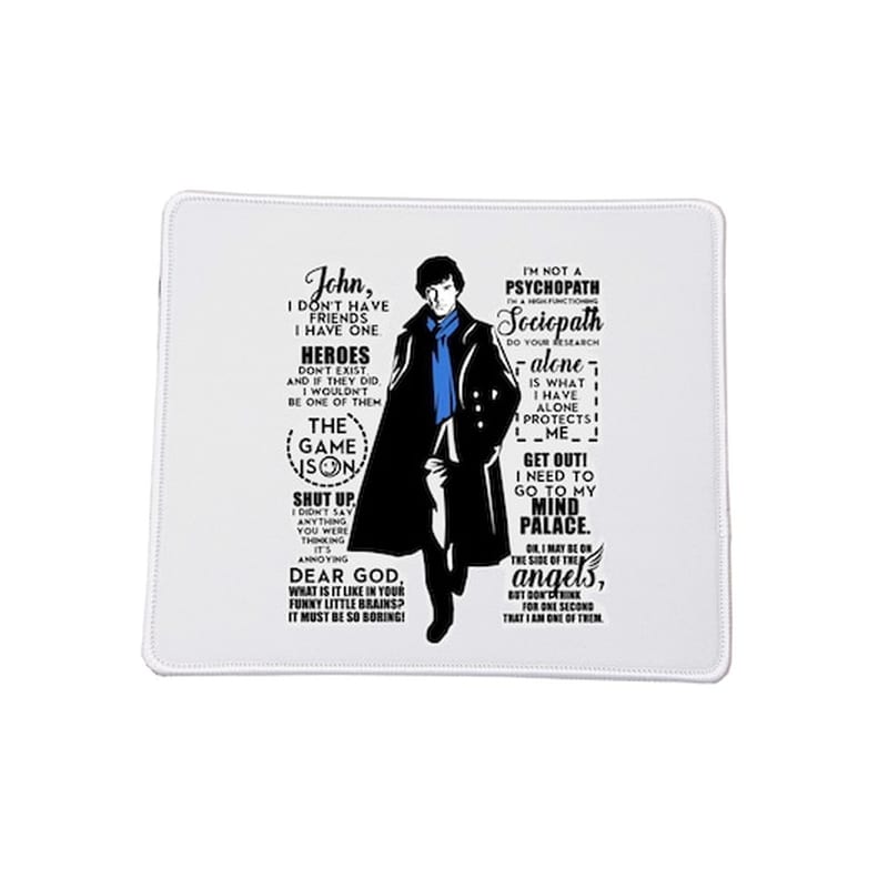 OEM Sherlock Holmes No5 Mouse Pad Small 230 x 200 mm Με σχέδιο