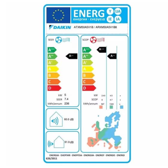 DAIKIN Perfera ATXM50A Κλιματιστικό Inverter 18.000 BTU A++/A+++ με WiFi image 5
