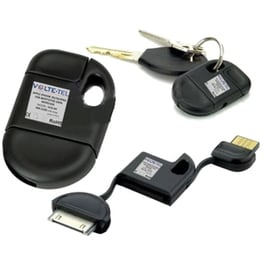 Καλώδιο δεδομένων Volte-tel Vcd-04 Μπρελόκ Usb to 30-pin - Black