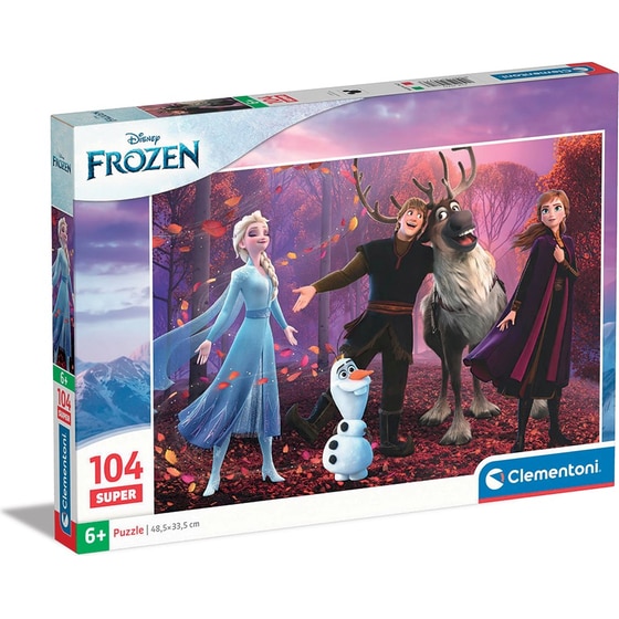 Παιδικό Παζλ Clementoni Super Color Disney Frozen (104 Κομμάτια) image 0