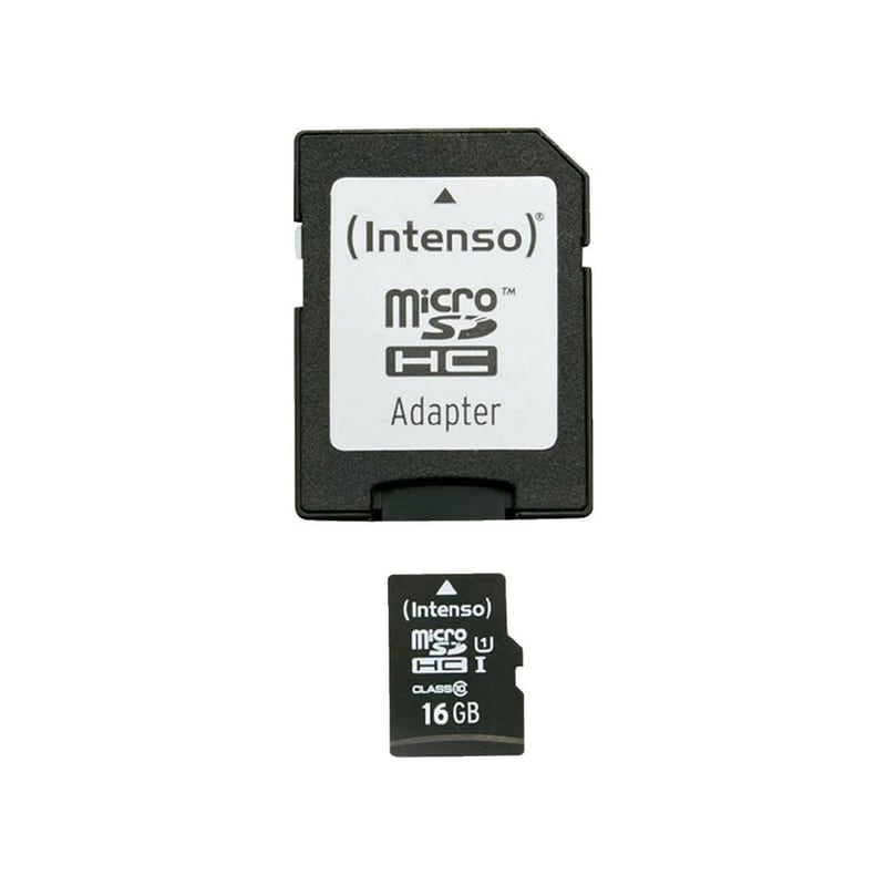 INTENSO Κάρτα μνήμης microSDHC 16GB Class 10 SD Adapter - Intenso 3423480