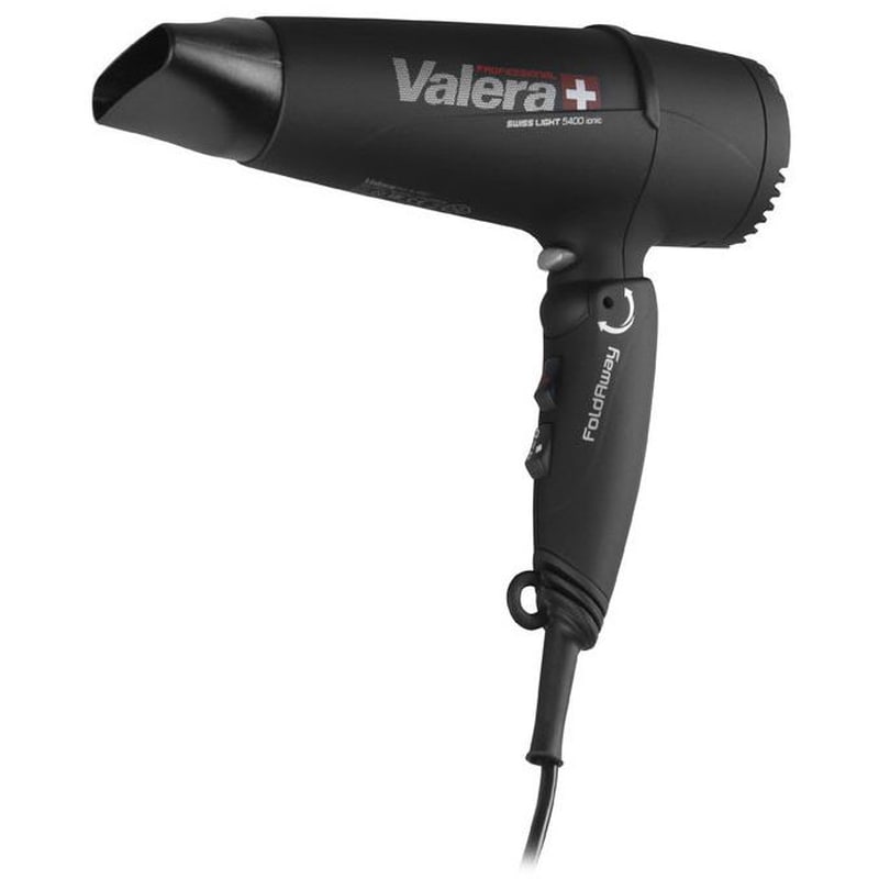 VALERA SWISS LIGHT 5400T FOLD-AWAY IONIC Σεσουάρ Μαλλιών 2000 W Μαύρο