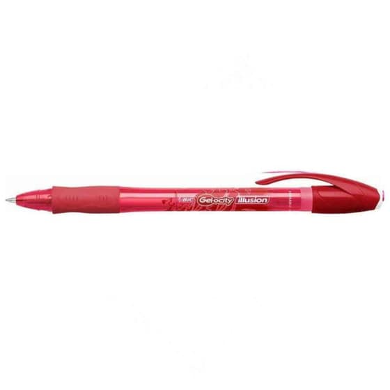Στυλό Gel BIC Gelocity Illusion 0.7 mm Κόκκινο image 1