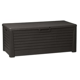 Italy Πλαστικό Μπαούλο 148x72x60cm 550lt 22.5kg Massif Καπάκι-κάθισμα 2 Ατόμων  Anthracite
