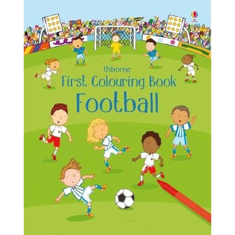 First Colouring Book Football