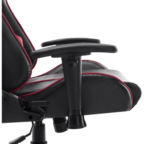 Καρέκλα Gaming VidaXL από Τεχνητό Δέρμα - Μαύρη/Μπορντό image 6