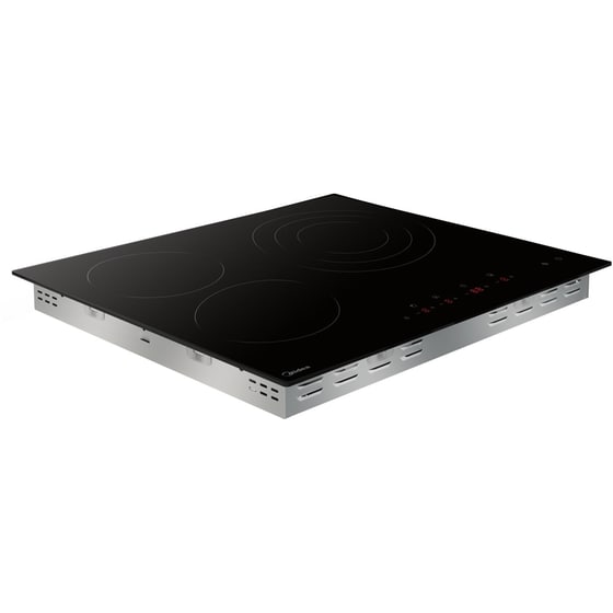 MIDEA MCH522T219K0 60 cm Μαύρο Εστία Κεραμική Αυτόνομη image 4