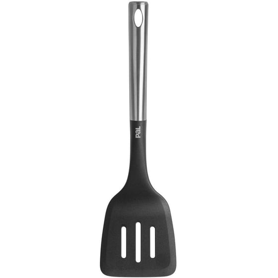Σπάτουλα Τρυπητή PAL Titanium 34 cm Μαύρο/Ασημί image 0