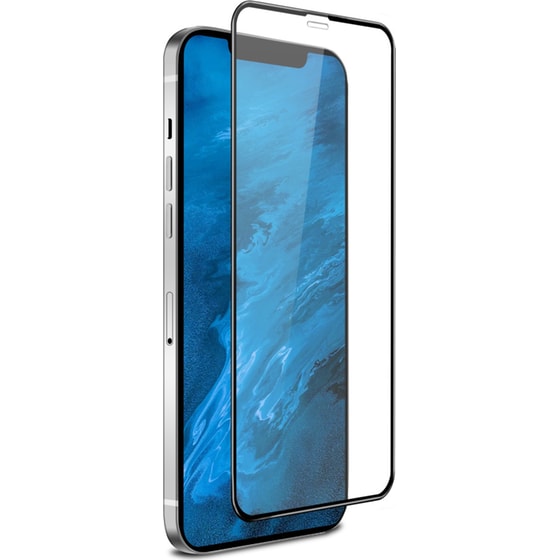 Προστατευτικό οθόνης Apple iPhone 12/ iPhone 12 Pro - Vivid Full Face Tempered Glass - Black image 1