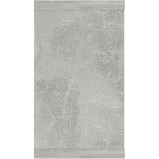 Ράφια Τοίχου VidaXL από Μοριοσανίδα 80x15x26.5 cm 4 Τμχ  - Γκρι image 4