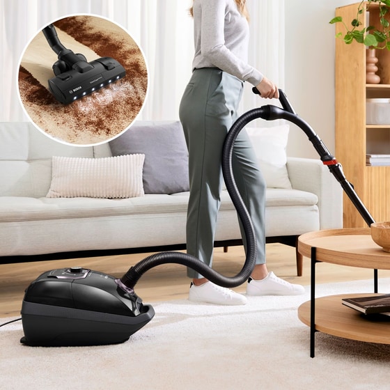 BOSCH SERIES 8 BGL8BA3S με Σακούλα 5 L Μαύρο Ηλεκτρική Σκούπα image 1