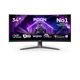 AOC AGON PRO AG346UCD  Monitor 34" Quad HD Oled Curved 175Hz 0.03ms
