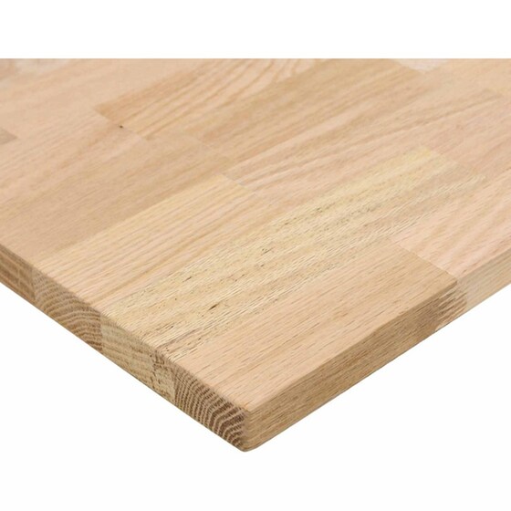 Γραφείο VidaXL από Μασίφ Ξύλο Δρυός 120x60 cm - Λευκό και Φυσικό image 6
