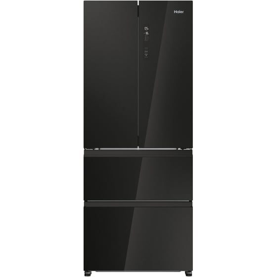 HAIER HFR3718ENGB Total No Frost 402 Lt Μαύρο Ψυγειοκαταψύκτης image 0