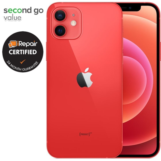 Μεταχειρισμένο Apple iPhone 12 128GB Product Red second go value Certified by iRepair image 4