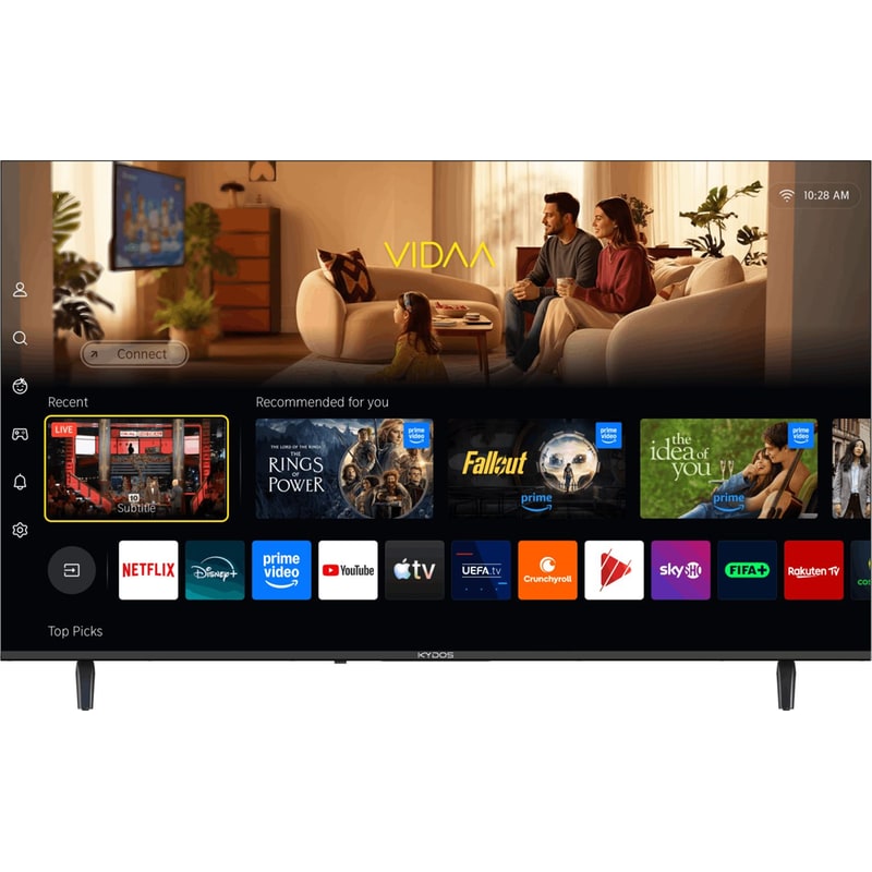 Kydos QLED 55 4K Smart Τηλεόραση K55VU22SQ00