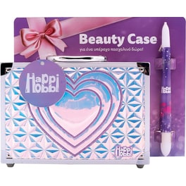 Παιχνιδολαμπάδα Happi Hobbi Θήκη Ομορφιάς Sparkle Love με 30 Αξεσουάρ