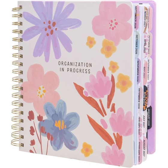 Ημερολόγιο Ημερήσιο Posh+Pop 18Μ 26-27 Flowers Art image 1