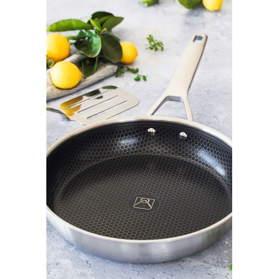 Τηγάνι BRA Hybrid Cell 28 cm Ασημί image 1