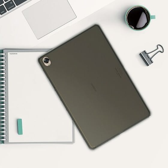 Θήκη Tablet Huawei Mediapad M6 - Kw Silicone - Black/Transparent image 2