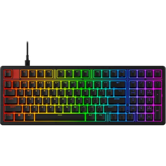HyperX Origins 2 Gaming Μηχανικό Ενσύρματο 1800 Πληκτρολόγιο με RGB Μαύρο (US) image 0