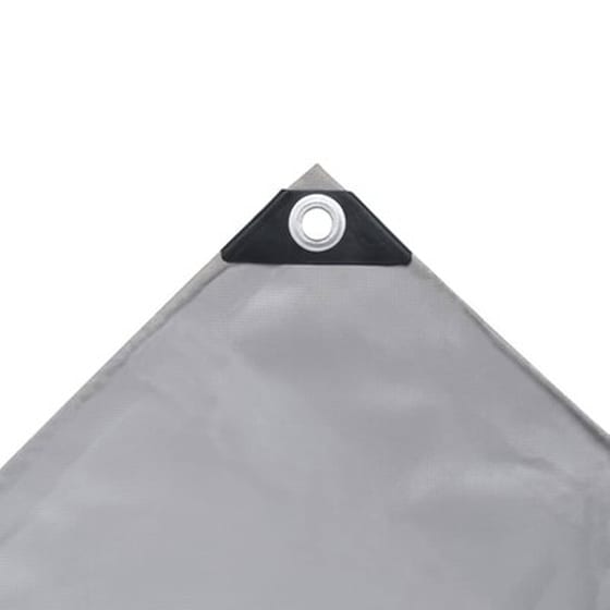 Vidaxl Μουσαμάς 650 Γρ./μ.² Γκρι 3 X 4 Μ. image 3