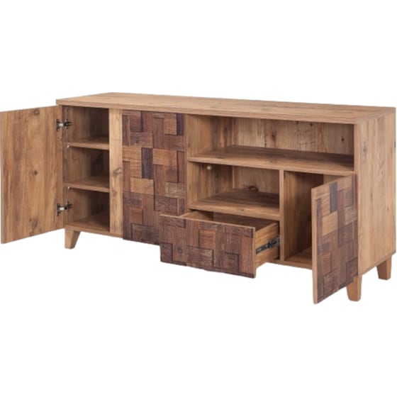 Έπιπλο Τηλεόρασης 24Mall Mare Atlantic Pine από Μοριοσανίδα 160x45x65 cm - Καφέ image 2