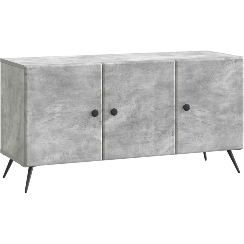 Έπιπλο Τηλεόρασης VidaXL 99x34.5x50 cm - Γκρι Σκυροδέματος