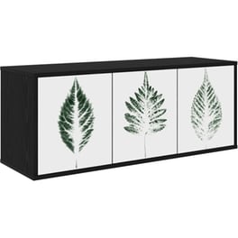 Έπιπλο Τηλεόρασης VidaXL HANAU Επιτοίχιο 102 x 33 x 40 cm - Μαύρη Δρυς