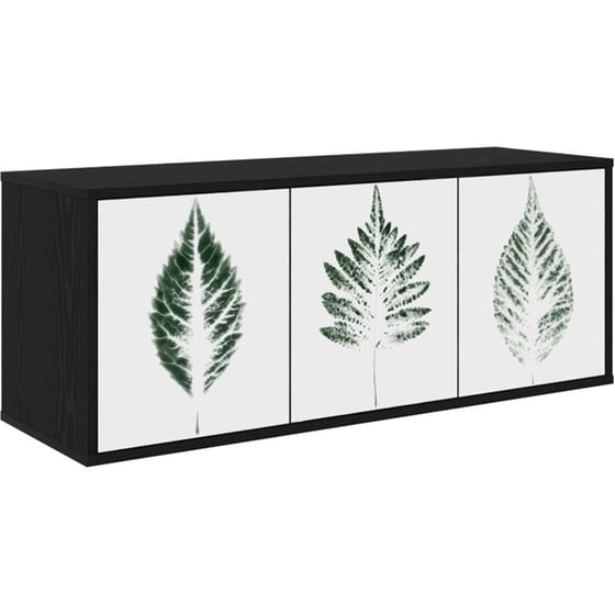 Έπιπλο Τηλεόρασης VidaXL HANAU Επιτοίχιο 102 x 33 x 40 cm - Μαύρη Δρυς image 0