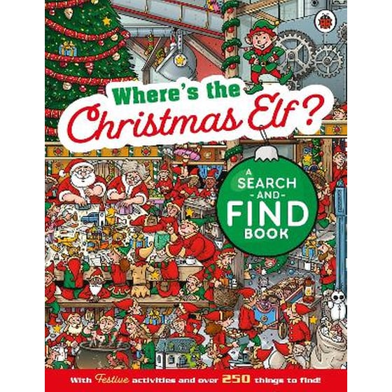 Where's the Christmas Elf? A Festive Search-and-Find Book image 0