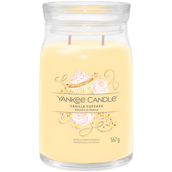 Κερί Yankee Candle Vanilla Cupcake 9.3x15.7cm - Κίτρινο image 0