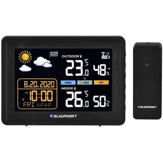 Μετεωρολογικός Σταθμός Blaupunkt WS30BK Ασύρματος - Μαύρο image 0