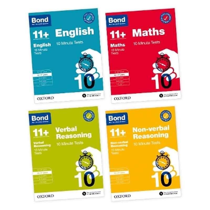 Bond 10 Minute Tests 10-11+ years Pack: Ready for the 2024 exam