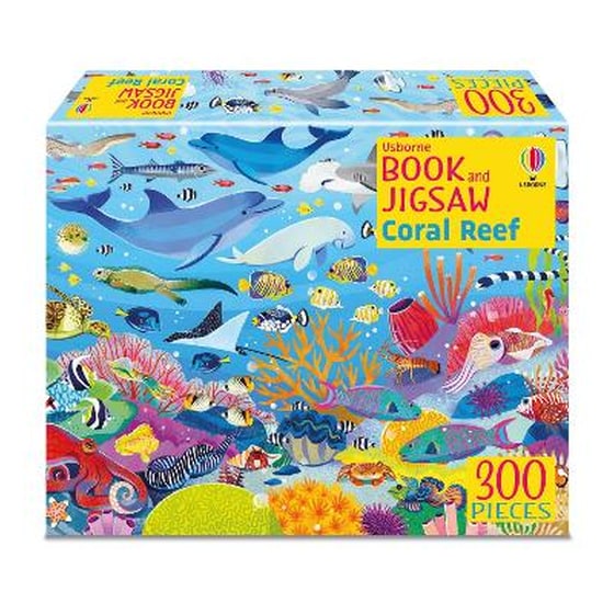Usborne Book and Jigsaw Coral Reef image 0
