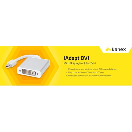 Καλώδιο δεδομένων Kanex Αντάπτορας Mini Displayport Σε Dvi (12 Εκατοστά – Whiteς) image 1