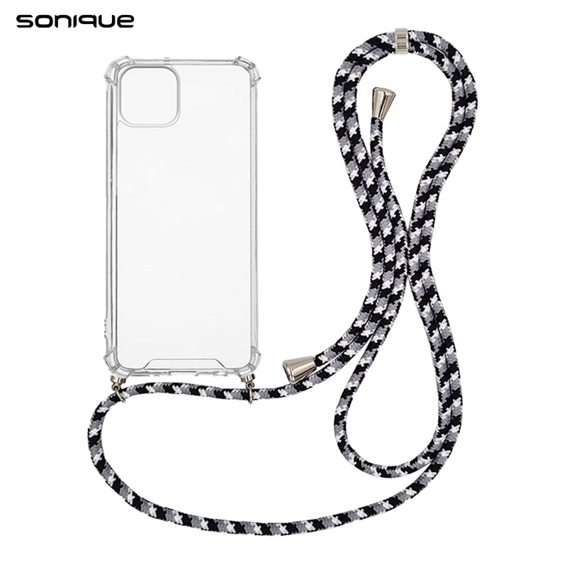 SONIQUE Θήκη Apple iPhone 14 Plus - Sonique Armor Clear - Rainbow Μαύρο