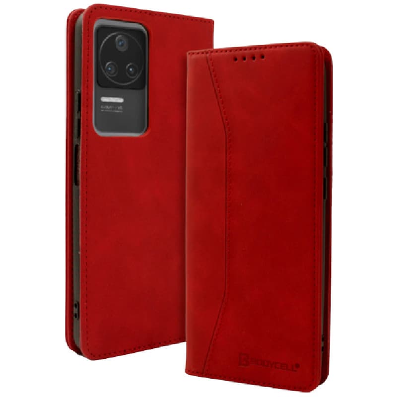 BODYCELL Θήκη Πορτοφόλι Xiaomi Poco F4 - Bodycell - Κόκκινο