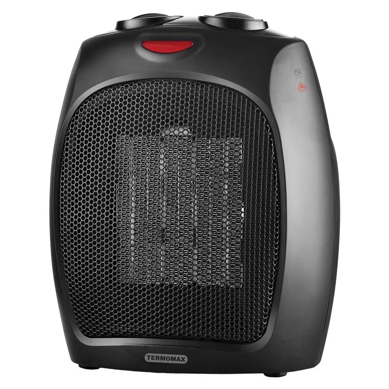 TERMOMAX TERMOMAX TR1550C 1500W Κεραμικό Αερόθερμο Δαπέδου Μαύρο
