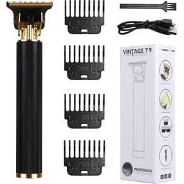 Επαγγελματικό Trimmer PROFESSIONAL Vintage Τ9 Επαναφορτιζόμενο Μαύρο