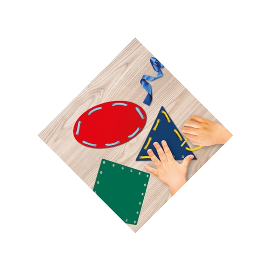AS Montessori Shapes Lace Τα Σχήματα (1024-63223) image 2