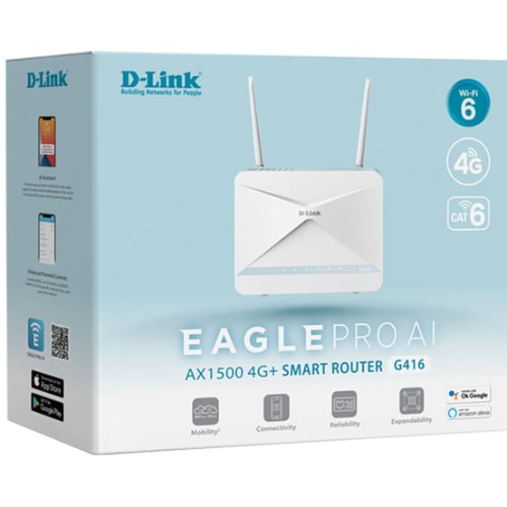 D-Link G416 Eagle Pro AI AX1500 4G+ Smart Router image 5