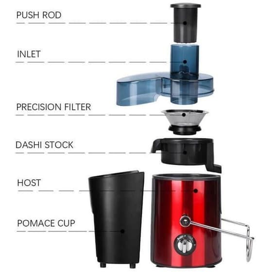 RAF R2817R 1000 W Κόκκινο Ηλεκτρικός Αποχυμωτής image 3