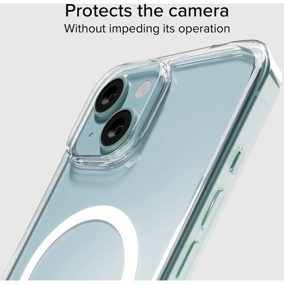 Θήκη Apple iPhone 15 - SBS Rigid MagSafe Case - Transparent image 3