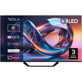 Tesla QLED 55" 4K Smart Τηλεόραση Q55E663BUV