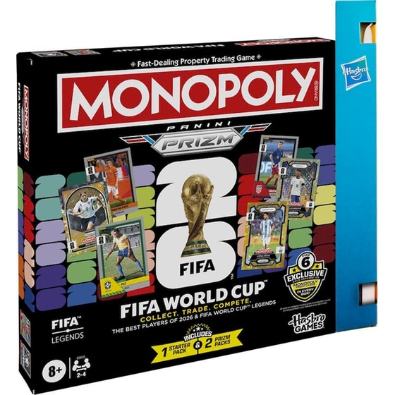 Παιχνιδολαμπάδα Monopoly Panini Prizm: FIFA Legends & FIFA World Cup 2026 Επιτραπέζιο (Hasbro) image 0
