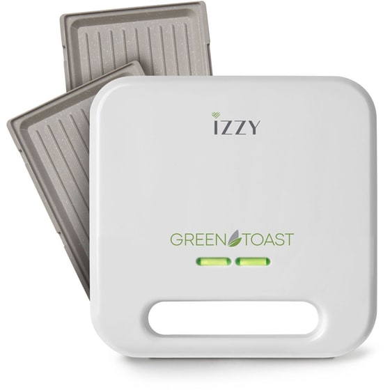 IZZY IZ-2010 GREEN TOAST 800W Λευκό Τοστιέρα image 1